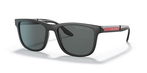 Prada Linea Rossa PS 04XS 54 Dark Grey Polarized & Rubber .